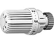 Termostatik Radyatör Vanası - Beyaz Izgaralı - T9001W0